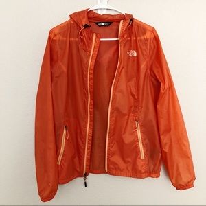 Orange NorthFace Windbreaker